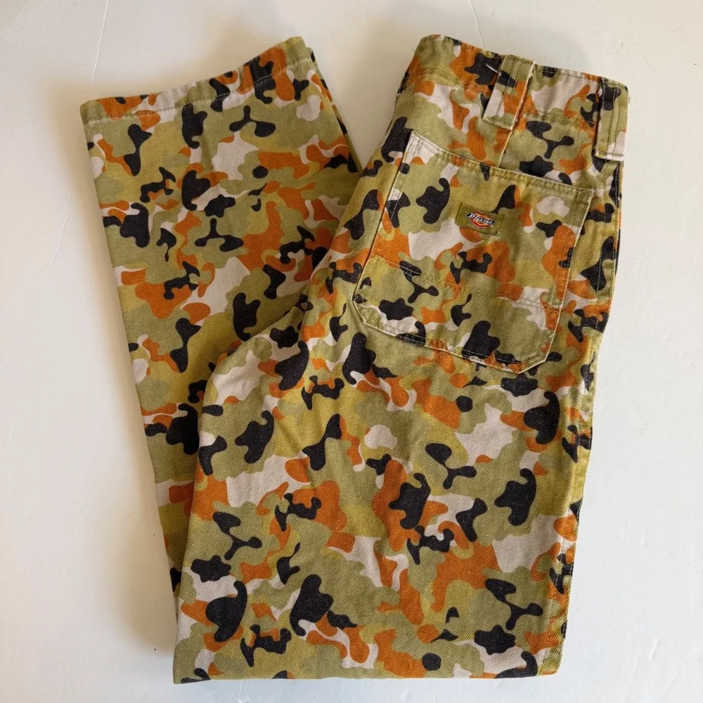 Dickies Artondale Camo Carpenter Pants 29 Workwear Utility Streetwear Gorpcore‎